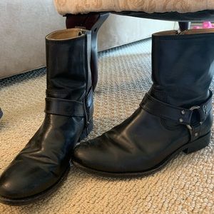 Frye black booties